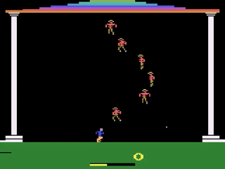 No Escape! title screen for Atari 2600